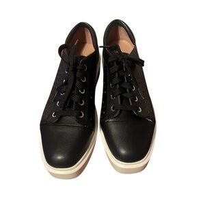 Linea Paulo Kendra Platform Sneakers in Black-NWOT Size 7.5